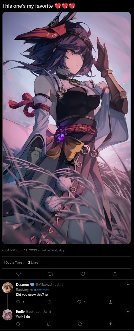 MikaAzel's tweet image. Just made a post and said I wouldn't blast them, but @aettract who blocked me is literally using other peoples signed art and saying it's there own. (1)

#commissionart #commissionscam #arttwt