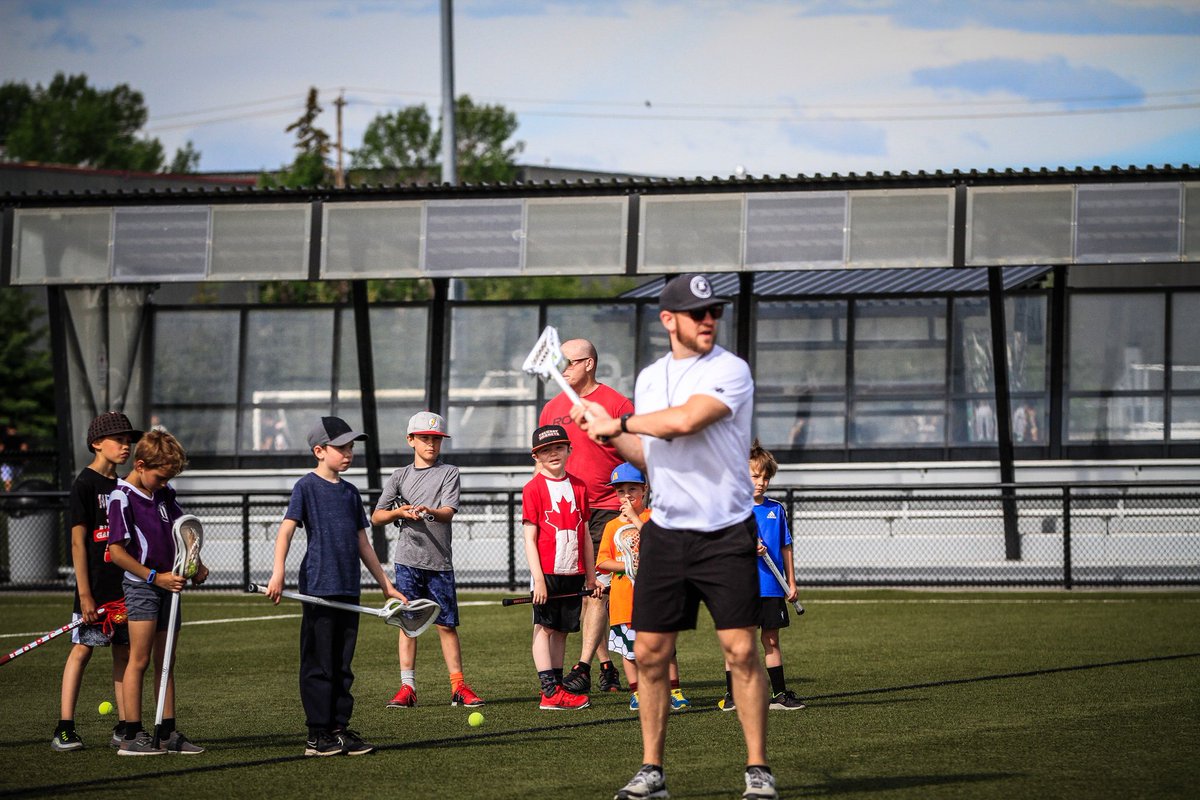 ELEV8Lax's tweet photo. #TBT to the ELEV8 Family TRYit Clinic last weekend, presented by @TD_Canada in partnership with @KidSportCalgary and The @FlamesSportBank!  Over 60 student-athletes and their parents were introduced to new lacrosse skills on a gorgeous YYC weekend!

#ELEV8Lacrosse #ELEV8TRYit https://t.co/2SGosBskzR