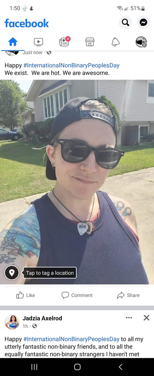 CynfulUkes's tweet photo. I am peoples and hot and awesome. Be aware of me, and feel free to stare.
#NonBinaryPeoplesDay #NonBinaryAwarenessWeek #NonBinaryWeek #NonBinary https://t.co/gH4GrtLPIg