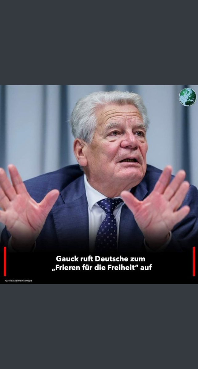 @_richtig_falsch Ex Präsident #Gauck ist eher durch Dekadenz als durch Enthaltsamkeit in die Historie Dtl's eingegangen.

Er hat den dt. Bürgern mE keinerlei Lehren zu erteilen! Keinerlei!!!

Der letzte wahre dt. #Bundespräsident hieß mE #HorstKöhler !