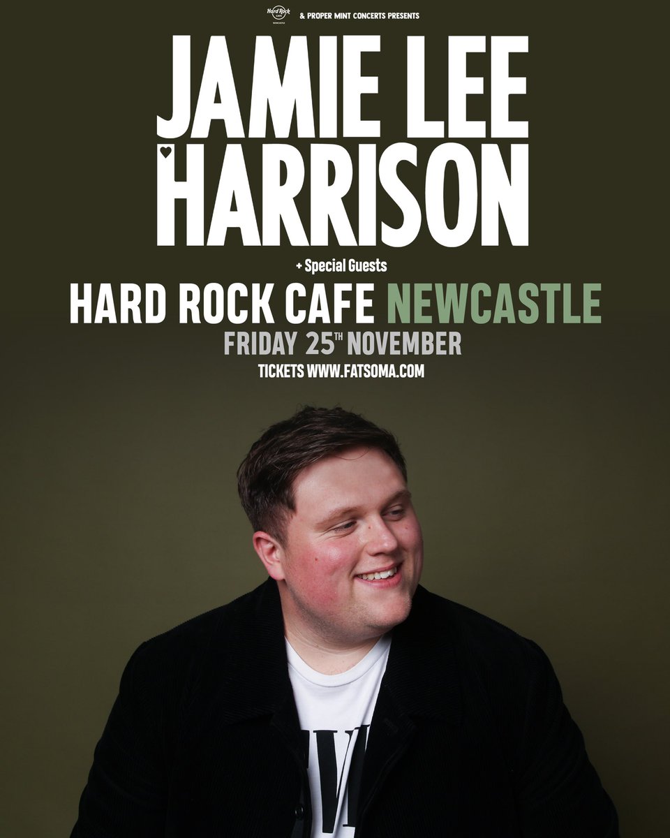 The guys at Hard Rock Cafe are letting me close their venue , remove tables and bring in a stage for the night!  Massive thank you to their team for letting this happen 🎸 Excited to play you my new songs, and my next single 😄

🎟 : fatso.ma/V5GT