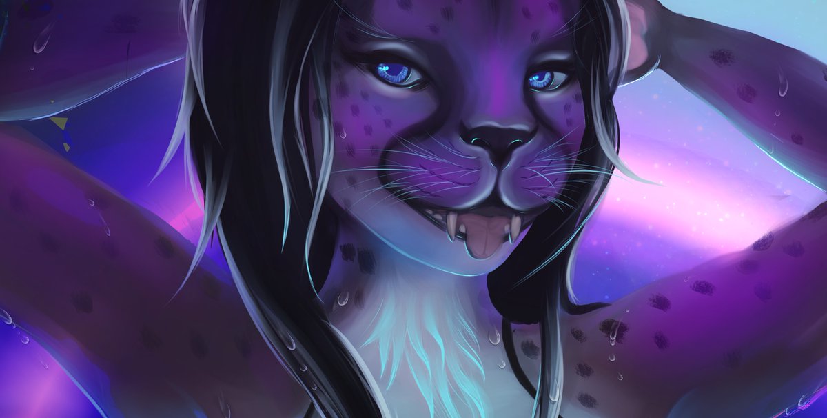 Aphelyons's tweet photo. Close ups!  💜💙 Schuka  💜💙

#Anthro #furry #Furryartist #art #ArtistOnTwitter #furryart https://t.co/o74vEmWJI2