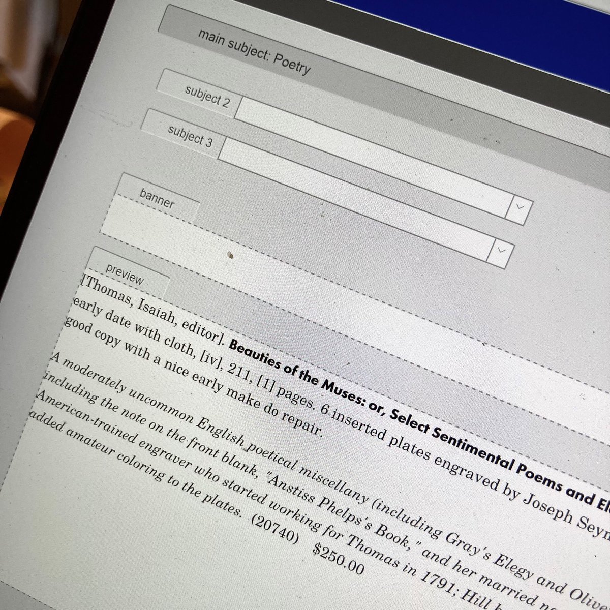 Goose/gander: 

I take on a CABS-Minnesota cataloging exercise book. (Price is notional, NFS.)