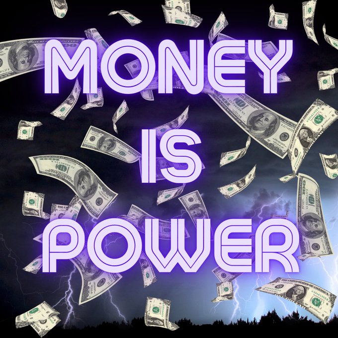 Money is POWER  Which is why you'll surrender every last dollar to Me https://t.co/K2DtAS6QOp