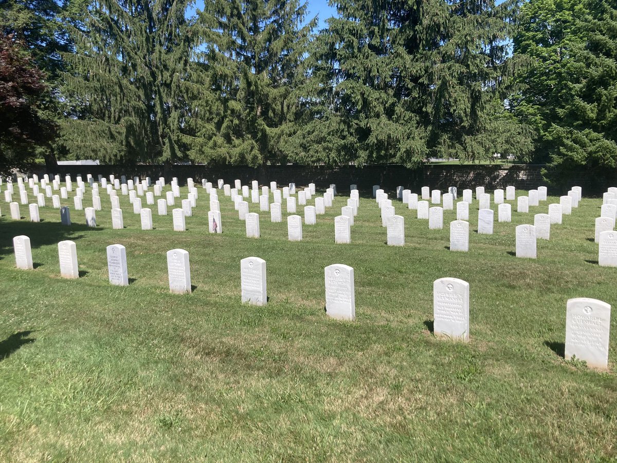 MrHuhtaCMS's tweet photo. Gettysburg National Cemetery. @GettysburgNEH @NEHgov https://t.co/61ns6RdrQB