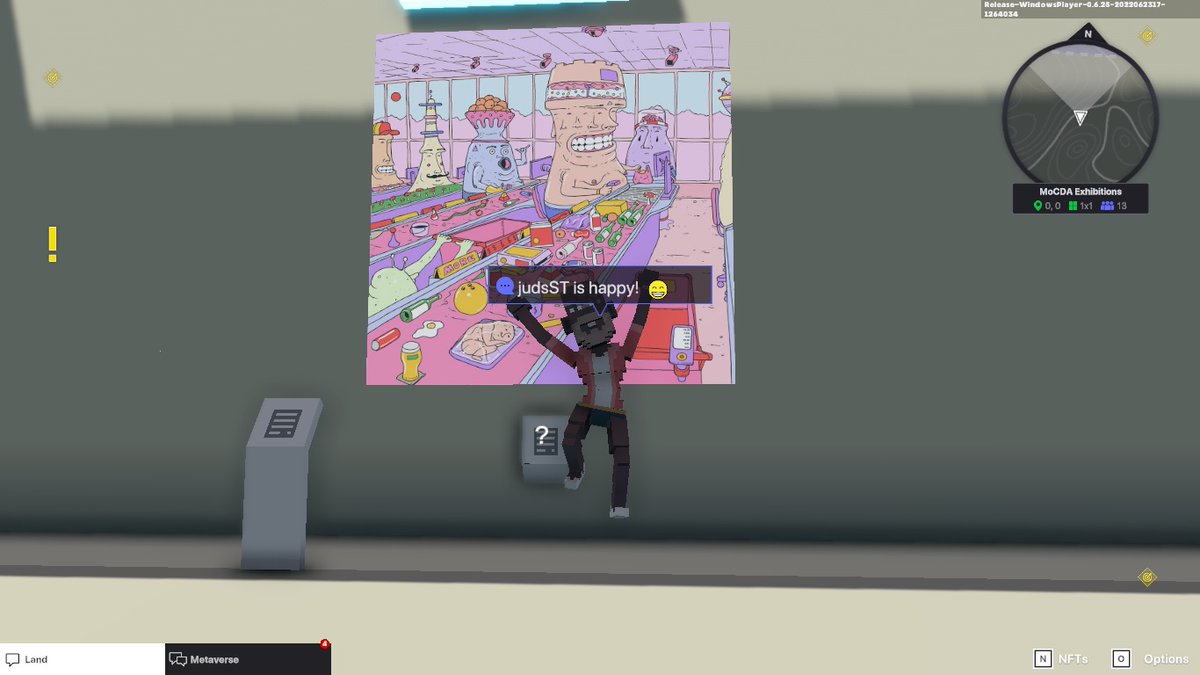 JudsSten's tweet photo. @TheSandboxGame @SuperRare I just participated in the #TheSandbox weekly contest for a chance to win 200 mSAND! I found the art piece, check out my screenshot below!
👇 https://t.co/GKWwiw2Lva