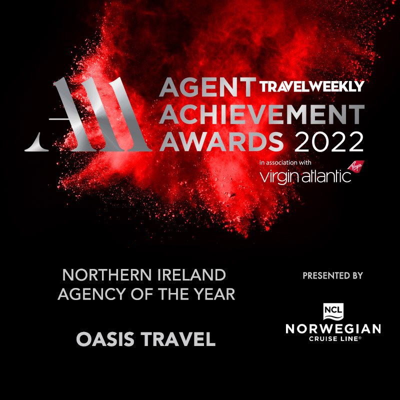 Getting the regional awards underway is Northern Ireland Agency of the Year… congratulations to Oasis Travel! 

<a href="/OasisTravelNI/">Oasis Travel</a> #TWAAAs