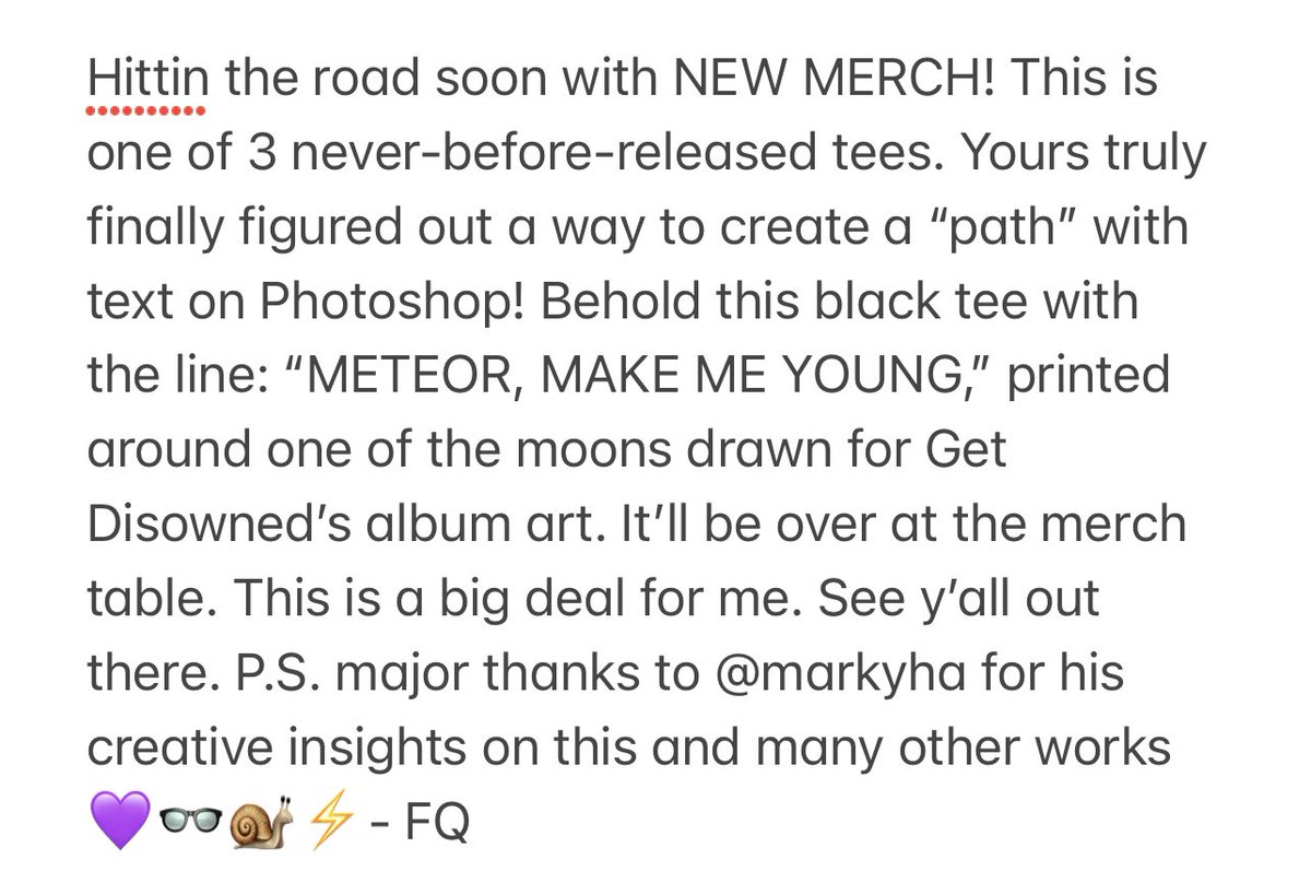 HopAlongtheband's tweet photo. Hittin the road soon with NEW MERCH! This is one of 3 never-before-released tees. See you see you out there, full tour dates here: https://t.co/ov2gq5yb23 https://t.co/T1MJt0oBxE