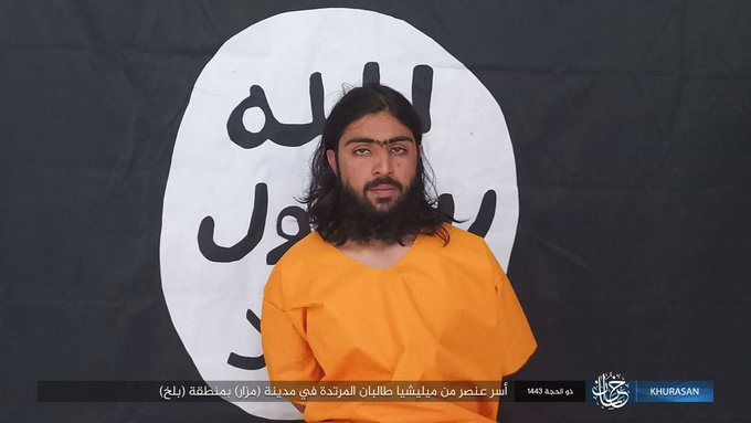 raging545_2's tweet photo. IMAGE of a #Taliban fighter that was beheaded by ISIS Khorasan in Balkh on Monday. #ISIS said that they first captured him and then beheaded him. #Afghanistan #kabul #Resistance #Panjshir #Andarab #Baghlan #Balkhab https://t.co/iriasbXB5j