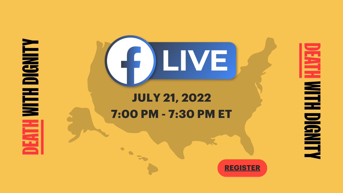 DeathwDignity's tweet photo. Summer is a great time to rev up your advocacy and talk to legislators in your district about Death with Dignity.

We’re hosting a Facebook Live event to discuss how to effectively engage your elected officials. 

REGISTER: https://t.co/wx78Jt7R2X

@MAIDinAZ @MaineDwd https://t.co/ntLXBRUxcE