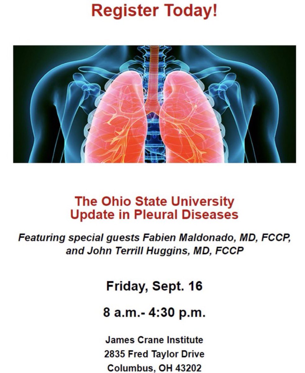 Aneesa Das, MD, FCCP, FAASM (@aneesadas) on Twitter photo Want to hone your plural diagnostic skills? <a href="/OSUWexMed/">The Ohio State University Wexner Medical Center</a> is hosting their first annual hands-on course!! Don’t miss this opportunity!! ccme.osu.edu/ConferenceDeta… Want to hone your plural diagnostic skills? <a href="/OSUWexMed/">The Ohio State University Wexner Medical Center</a> is hosting their first annual hands-on course!! Don’t miss this opportunity!! ccme.osu.edu/ConferenceDeta…