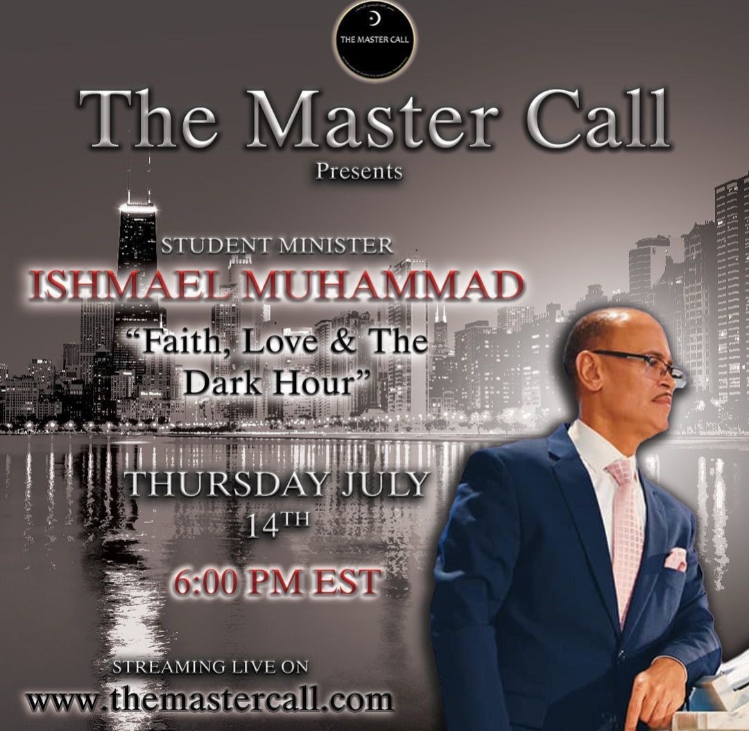 minishmael's tweet photo. Join me tonight as I will be a guest on “The Master Call”…
Discussion begins at 6pm ET and 5pm CT
I look forward to having a great discussion!
#WeAreFarrakhan #MasterCall #MinIshmael https://t.co/YC436cANj0