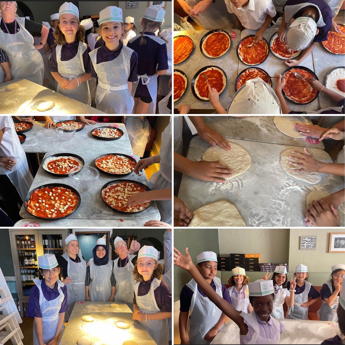 BCA_Academy's tweet photo. A tasty trip for our Year 4 #BCASuperheroes to @PizzaExpress Stamford becoming Junior Pizzaiolo’s for the day! #handsonlearning @GATCareers_Emp 🍕 🍕 🇮🇹 🇮🇹 https://t.co/0ZBpRBbWaN
