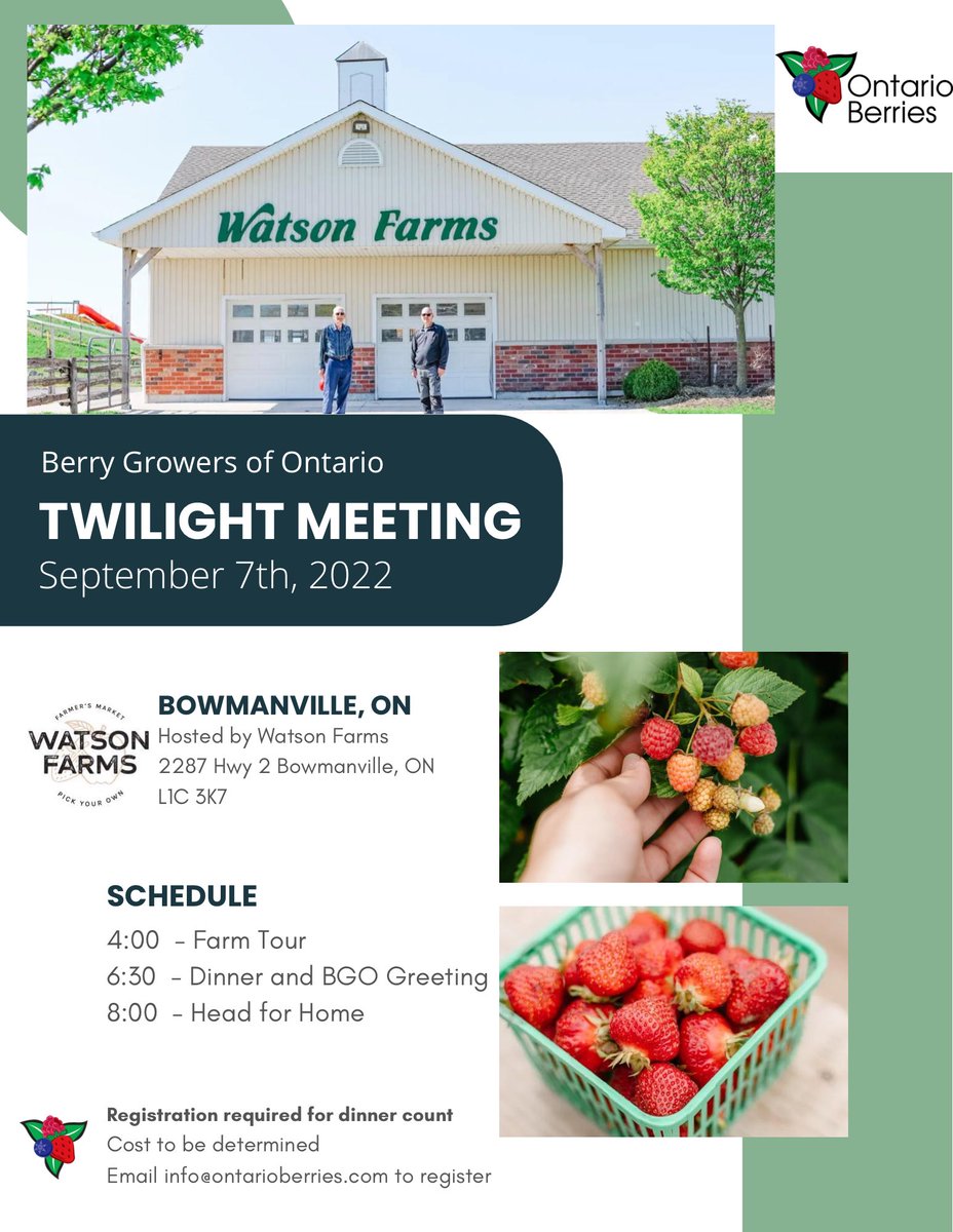 Save the date! This year’s Twilight meeting is on September 7th at <a href="/WatsonFarmsBow/">Watson Farms</a>