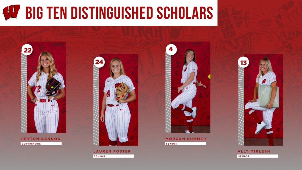 We're so proud of our Big Ten Distinguished Scholars!

#Badgers || #OnWisconsin