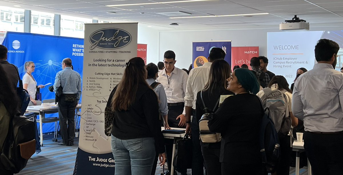 Happening now at the Humber IGS, our first ICHub Industry networking event, 19 employers, ten programs, hundreds of highly qualified international students looking to launch careers in Canada #humberIGS <a href="/HumberGlobal/">Humber Global</a> <a href="/HumberCareer/">Humber Advising & Careers Services</a>