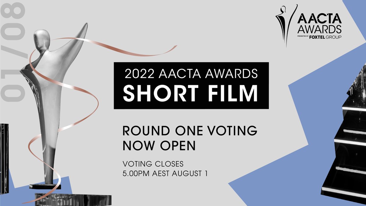 AACTA's tweet photo. Calling all AACTA Members! Short Film Voting opens today 🙌 The first round of voting will determine the nominees for this year's #AACTAAwards - check out #AACTATV to watch all of the contenders.
Not a member? Head to the link in our bio to join!👆 https://t.co/MRIst5yjvl