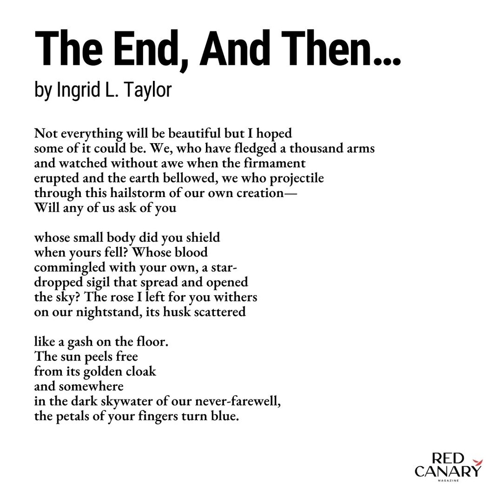 In the most recent addition to our Eco Lit series, poet and veterinarian Ingrid L. Taylor shares "The Howlings - Two Poems."⁠
⁠
Read more:
redcanarycollective.org/magazine/eco-l…