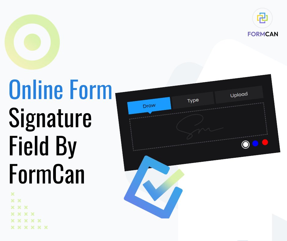 FormCanApp's tweet photo. Here at FormCan we make e-signatures safe and possible!
Check us out here: https://t.co/TDlEwAceLE
#onlineformbuilder #onlineformcreator #softwareapp
#formcan #onlineformbuilder
#buildformsonline #surveyforms https://t.co/94AtIUwe72