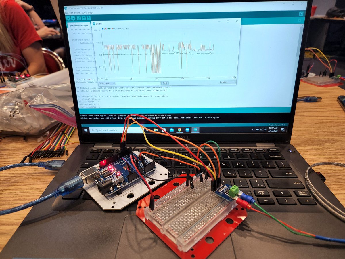 Made an Arduino CubeSat this week! Tomorrow I'll fly in a glider to release a weather balloon and collect data! #LaunchLearningCosmo #TIS