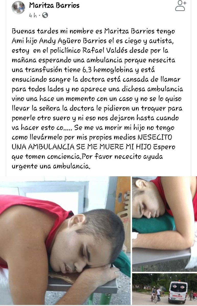 unaloreeeee's tweet photo. Esto sucedió hace unas horas en el Cotorro 
Q impotencia tan terrible, su hermano también es ciego y estaba en mi pre 💔😩 https://t.co/dqHggNzJub