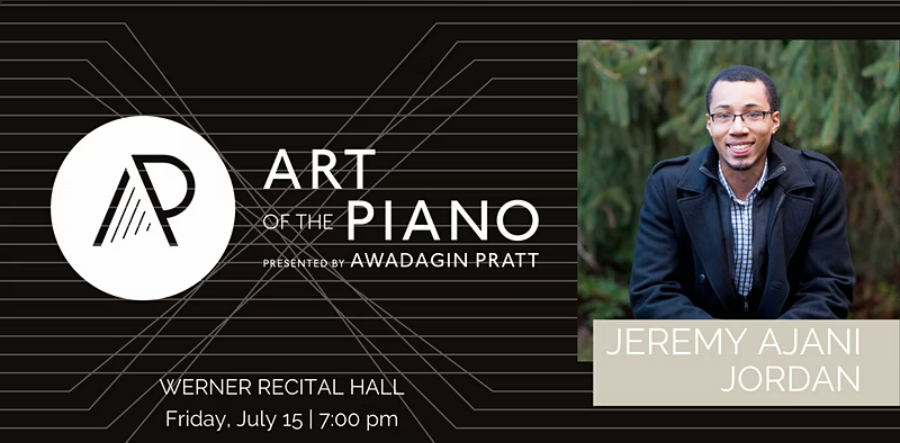 Chicago native Jeremy Ajani Jordan burst onto the scene at age 9 playing Beethoven's Piano Concerto No. 1 and is now debuting his multi-faceted talent at this year's Art of the Piano Festival. Join us at Werner Recital Hall Friday night. Register today: bit.ly/3o1yYK3