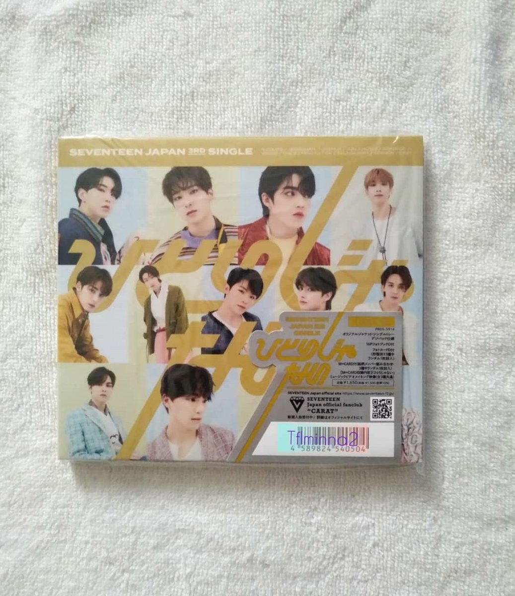 17caratfactory's tweet photo. 🇵🇭PH  |Tflminna2  #1plus1CF_onhand
#SVTCFOH ONHAND

Seventeen Not Alone Hitori Janai Type B/C/D album only limited edition (CD + photobook) for only 150!!!

💎Order form: https://t.co/7c6AoLzNuy https://t.co/GyJrKq5gZu