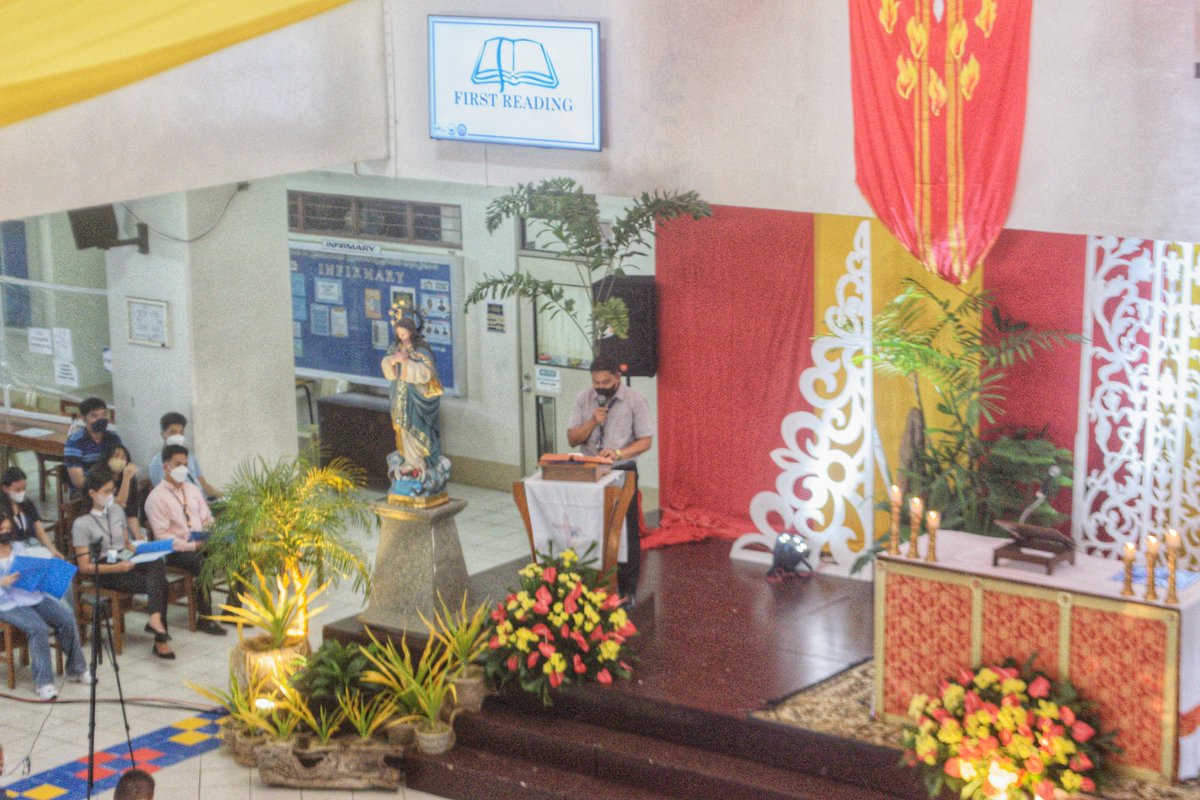 adzujhsbep's tweet photo. BlUE GRIFFINS ATTENDED THE MASS OF THE HOLY SPIRIT

As the ADZU JHS community celebrates the opening of the school year 2022-2023, its last day of Schola Brevis started with a mass. 

#AttraversiamoWeek2022
#CrossingTheMultiverse
#JHSBackToSchool
#10BlueGriffins https://t.co/nR1ExvDuby