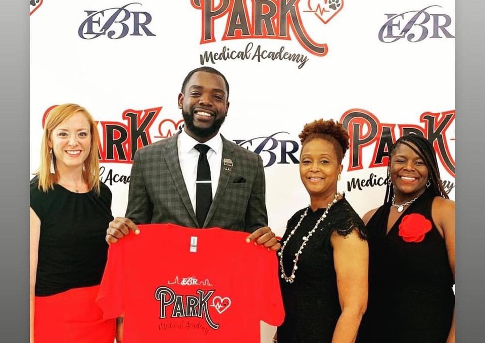 ParkMedical_EBR's tweet photo. Today we officially dedicated Park Medical Academy as EBR’s very 1st Focus Choice School. We’re excited about the opportunities in store for our students. Our staff has worked tirelessly this summer to ensure our scholars receive the BEST education &amp; experience. https://t.co/4X3WpmDau5