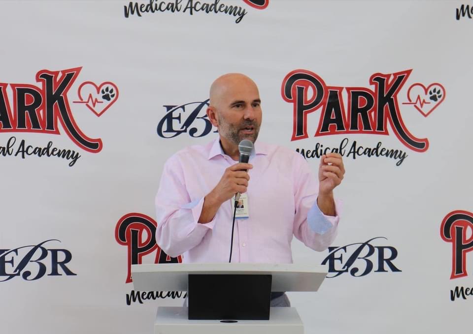ParkMedical_EBR's tweet photo. Today we officially dedicated Park Medical Academy as EBR’s very 1st Focus Choice School. We’re excited about the opportunities in store for our students. Our staff has worked tirelessly this summer to ensure our scholars receive the BEST education &amp; experience. https://t.co/4X3WpmDau5