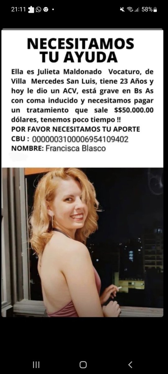 SofiQuiroga1's tweet photo. No puedo creer que mí amiga este pasando por esto, por favor ayudan mucho compartiendo https://t.co/fxoaEPM5s7