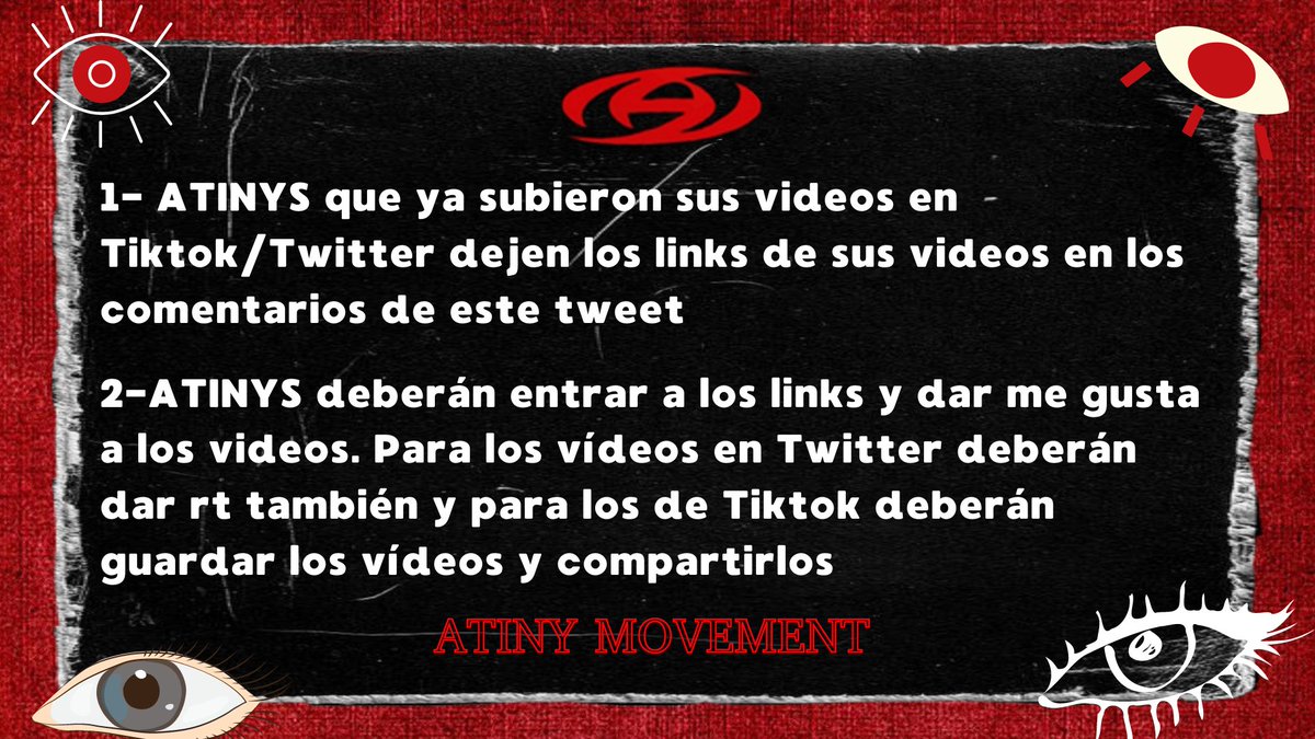 LAtinyCrescent's tweet photo. ATINY MOVEMENT✊
📍 ATINY que ha creado nuevos videos siguiendo la consigna dejen los links en los comentarios 👇
📍Nosotrxs les dejamos los links de Atiny que ha participado hasta ahora
📍Todxs cumplan las reglas de la imagen💪
#ATEEZ #에이티즈 #AtinyMovement @ATEEZofficial https://t.co/hvEGUSr3iv