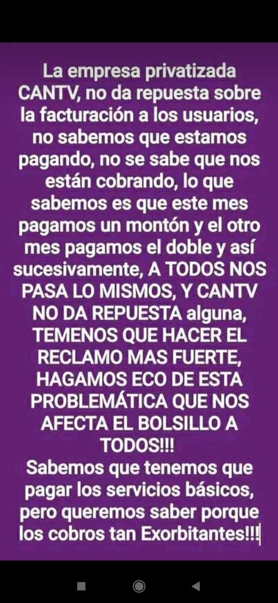 yohanayalex's tweet photo. @salaprensaCantv @CANTV @NicolasMaduro @TarekWiliamSaab porner ojo oficinas CANTV acarigua portuguesa no atienden a los ciudadanos sus reclamos y quejas ... https://t.co/gcrWgmE8Tv