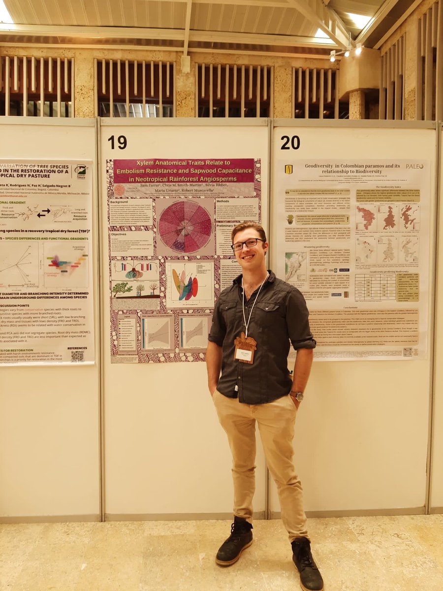 BobMuscarella's tweet photo. Very proud PI of @PlantEcoEvo_UU PhD students @SamwiseFarrar with poster #ATBC2022 and @Lallamoro on fieldwork in #PuertoRico @LUQLTER. https://t.co/ZOHs85wweg