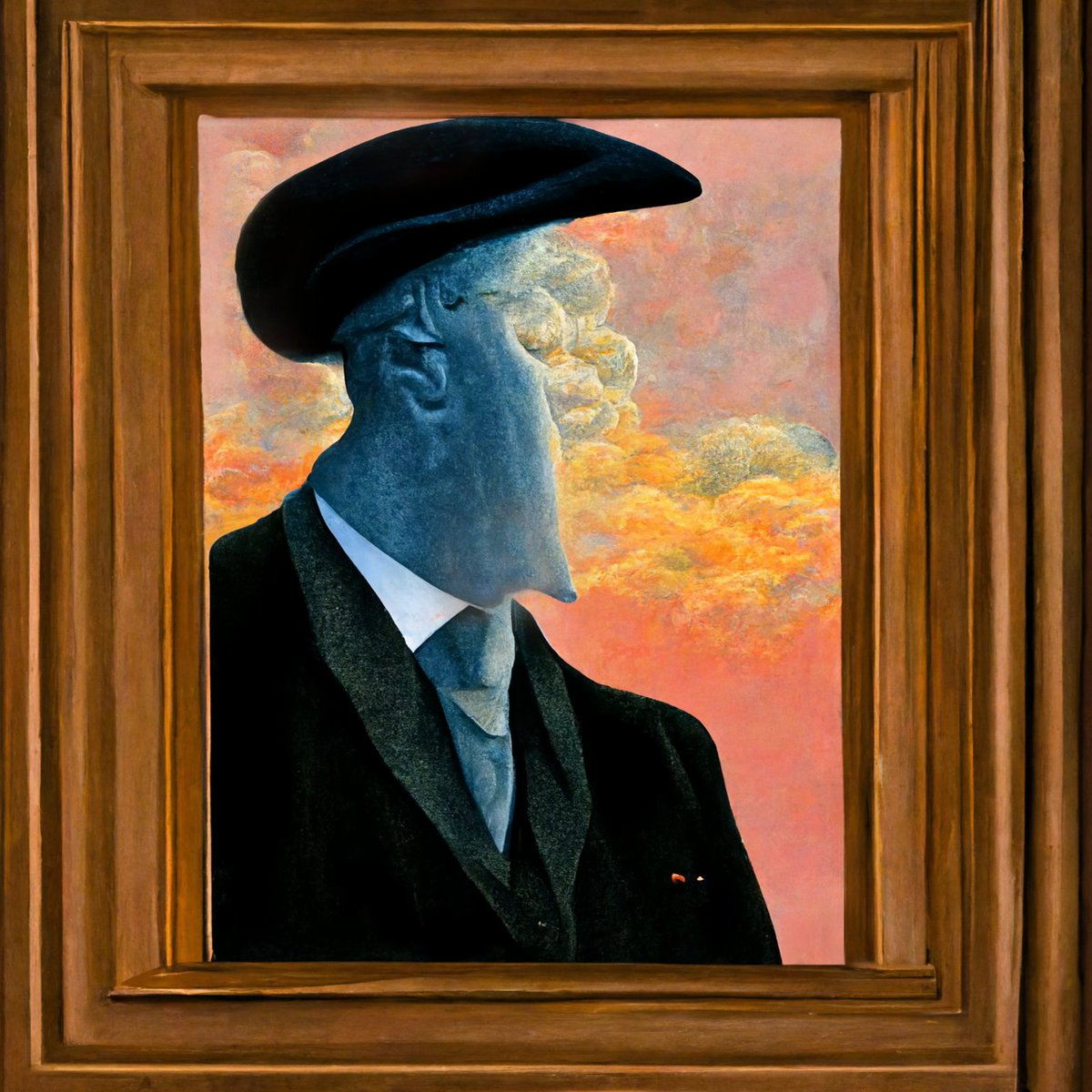 Mob_Eus's tweet photo. Magritte 

#init_image
#midjourney
#photoshop
#aiartwork
#magritte
#canvas
#aiartcommunity
#aigenerativeart
#artificialintelligence
#machinelearning https://t.co/2Jkw8HSrKA