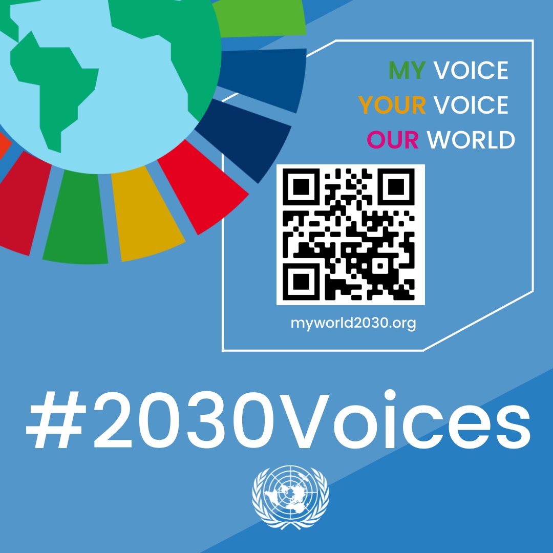 GloriaMagut's tweet photo. Shape the future of our planet and make your voice heard through the MyWorld2030: 1 minute of your life for a sustainable, inclusive tomorrow for all. 
#2030Voices
#GSP60 https://t.co/FQpQfta7Tk