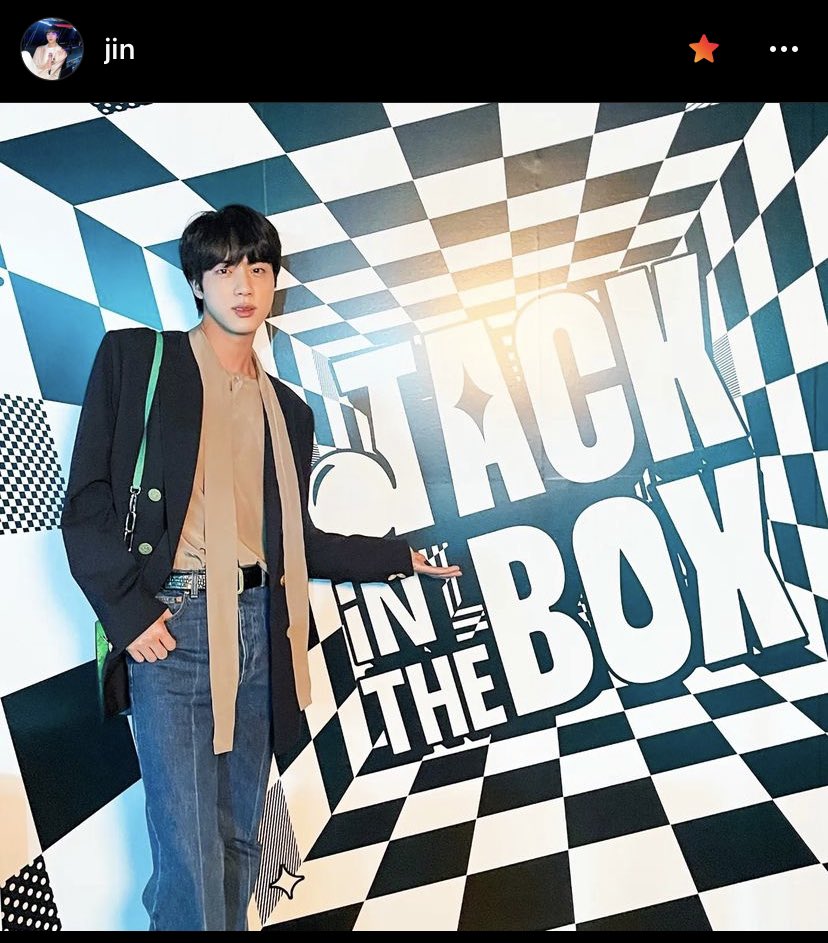 btsbaragi__'s tweet photo. 220715 Jin IG post and Hobi comment
🐹j hope
  L🐿really, just looking at [your] face…brings..a smile [to my face]🔥🙌 https://t.co/5qqyruPVmb