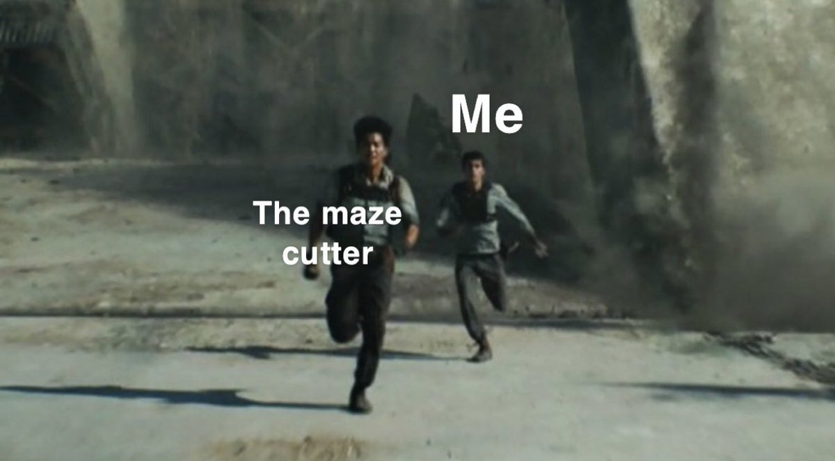 jassymay_'s tweet image. #TheMazeCutter @jamesdashner
