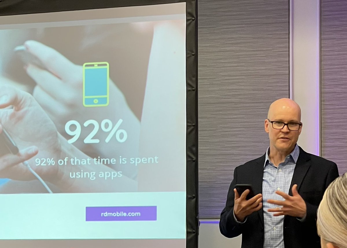 How often do you go on your phone? Michael Jones with <a href="/ResultsDirect/">Results Direct</a> shared with us today the benefits of app technology for CPA Societies #intchg22