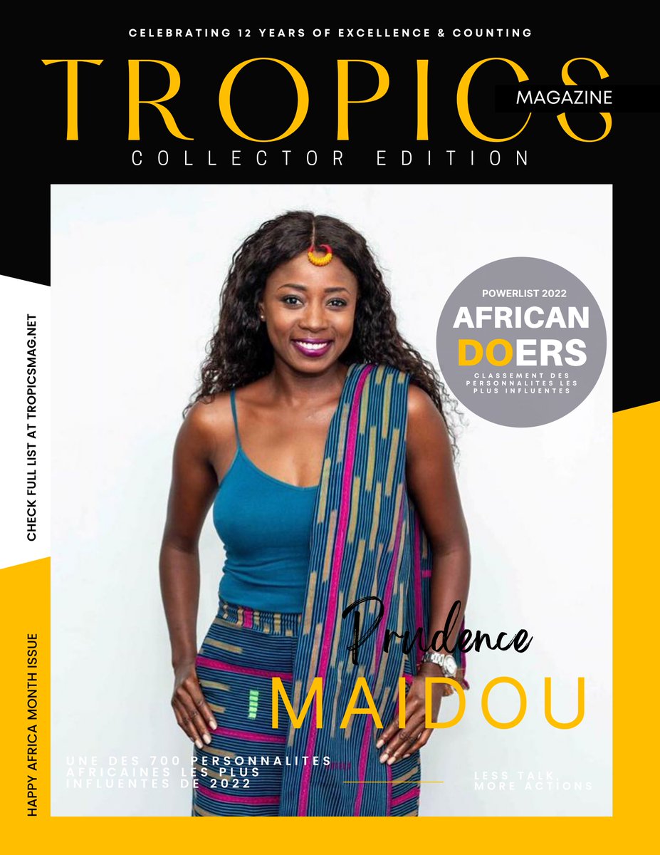 TropicsMagazine's tweet photo. @TropicsMagazine revient avec sa célèbre et prestigieuse Powerlist #AfricanDOers célébrant les Africains les plus influents de 2022 en prélude au 6e #TropicsBusinessSummit qui se tiendra dans la nation insulaire du Cap-Vert

Liste intégrale du classement👇🏼
https://t.co/3pfTG387lB https://t.co/EkxTeuhHCN