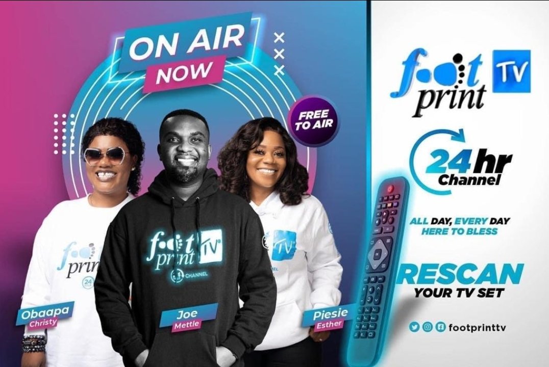 harryprovi's tweet image. @myfootprinttv is now on your screens. Free to air 24hr channel. 
#here2bless
#footpinttv 
#harryprovi 
Congrats to the entire team.