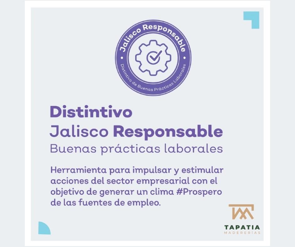 Nuestra gente es lo más valioso en nuestra empresa. Nos llena de orgullo que ayer por la tarde <a href="/GobiernoJalisco/">Gobierno de Jalisco</a> nos reconoció con el Distintivo Jalisco Responsable de buenas prácticas laborales que incentiva la productividad y seguridad en nuestra compañía.
#JaliscoResponsable