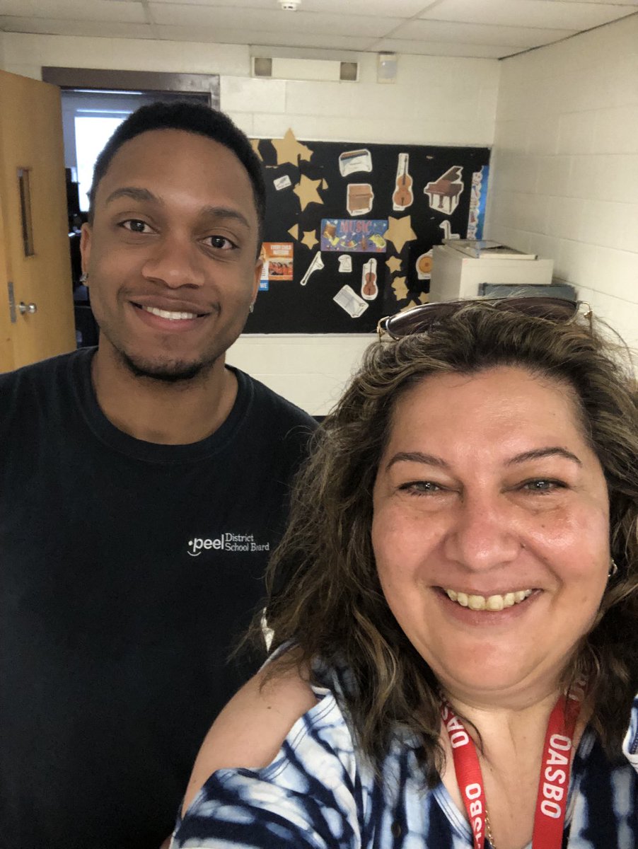 Stopped in at McBride to see our acting custodian Tyneshu today. Tyneshu is always positive and willing to help out at any school. ⁦<a href="/FacilitiesPDSB/">Facilities and Maintenance at PDSB</a>⁩ ⁦<a href="/CUPE2544/">Cupe2544</a>⁩