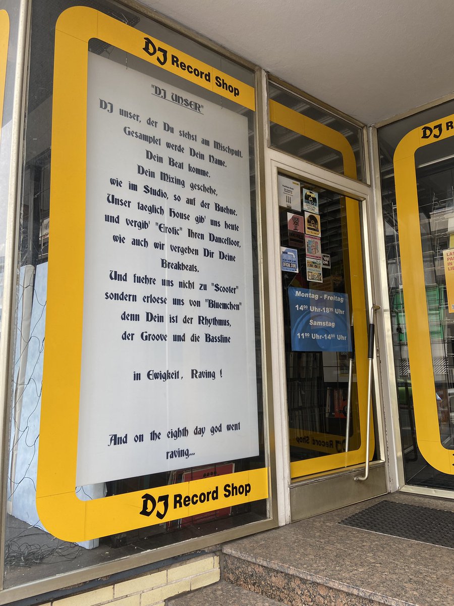 DJ Unser ...
Endlich meinen halbwegs regionalen Laden für den DJ Bedarf gefunden..