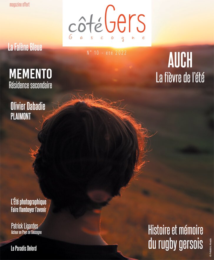 Le magazine Gascogne Côté Gers nº10 - été 2022 nous parles Art de vivre, gastronomie, culture, tourisme, rugby…
Et toujours offert !