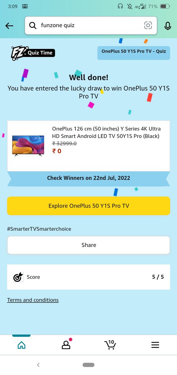 JaydevS92856598's tweet image. @amazonIN 
#SmarterTVSmarterChoice 
#oneplus50y1sprotvonamazon 
#OnePlusIn