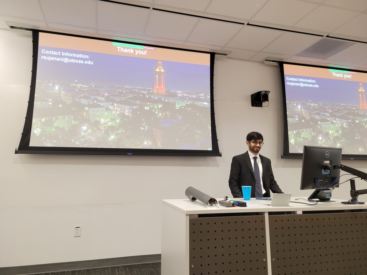 M_WET_Center's tweet photo. Congratulations to M-WET graduate student Dr. @rsuj on his successful defense of his thesis! Rahul has been a student leader, an EFRC Newsletter author, a member of BES ECN, and a winner in the BES Team Science competition! We are so proud of you! @doescience @TexasChE https://t.co/0axKMEmwpu