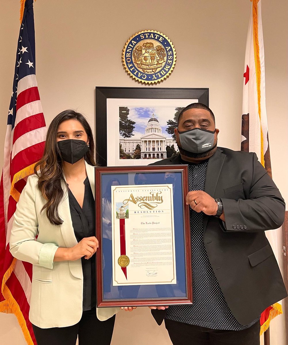 Congratulations once again to <a href="/TheLeelaProject/">The Leela Project</a>, our #AD60 2022 Nonprofit of the Year! Through Executive Director @domverrette’s leadership, #TheLeelaProject focuses on building opportunities &amp; mentorship for underrepresented youth throughout the #InlandEmpire. 1/