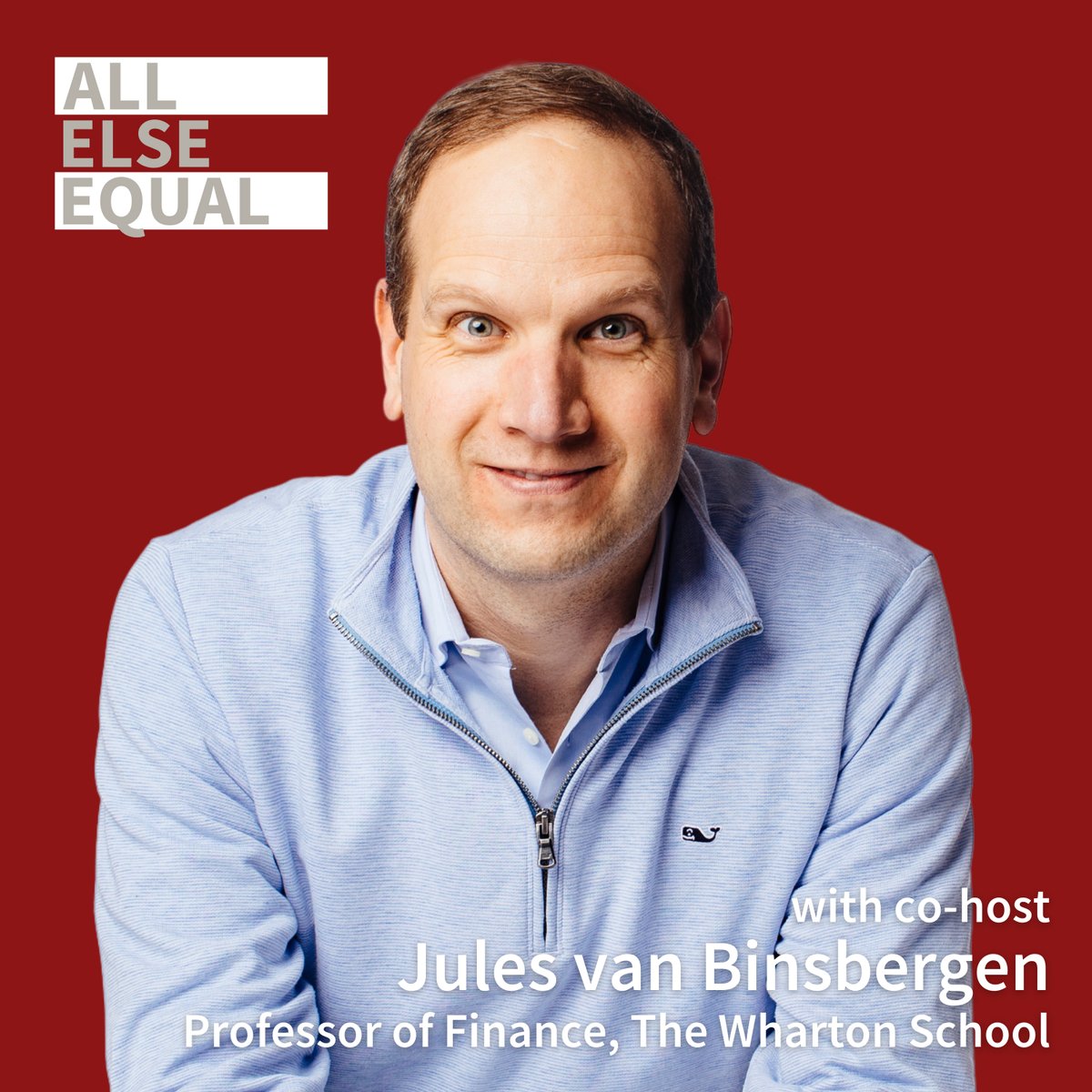 Stanford Graduate School of Business (@stanfordgsb) on Twitter photo On the podcast All Else Equal, <a href="/Wharton/">The Wharton School</a> professor and co-host Jules van Binsbergen explores the science and strategy of making better decisions.
stanford.io/3yG0lyi On the podcast All Else Equal, <a href="/Wharton/">The Wharton School</a> professor and co-host Jules van Binsbergen explores the science and strategy of making better decisions.
stanford.io/3yG0lyi