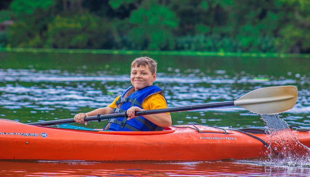 Our Summer Campers added Kayak Expert to their resume 🚣✔️
We watched &amp; listened to the Outdoor Adventure team give us the 101 for our kayaking adventure at Greenwood Community Park 💦